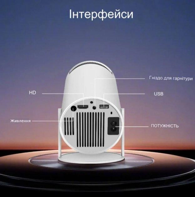 Смарт Проектор MAGCUBIC HY300 4K Android 11 HD BT5.0 Dual Wi-Fi Домашний кинотеатр — изображение 4