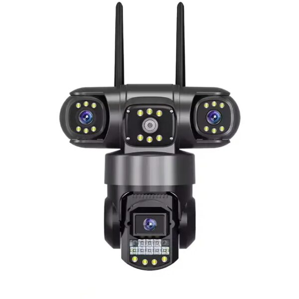 Уличная поворотная Wi-Fi IP камера видеонаблюдения EVKVO SC28 V380 Pro | 3 Линзы | 16MP