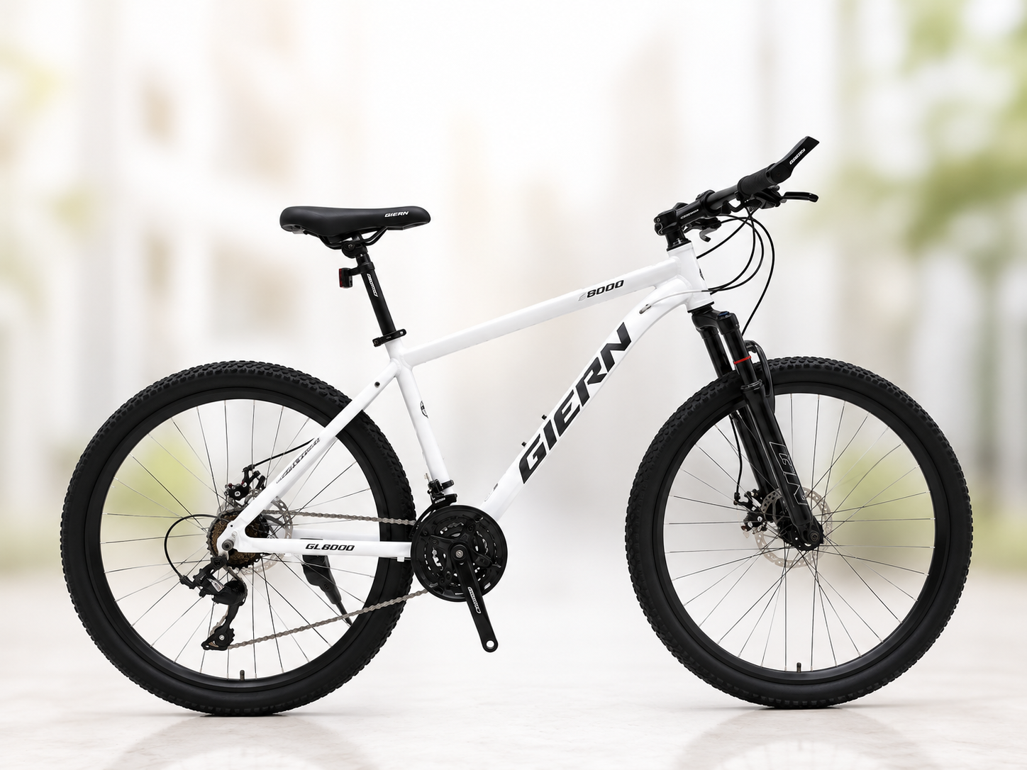 Велосипед GIEREN 8000 R29 Белый / Велосипед спортивный 24 скорости