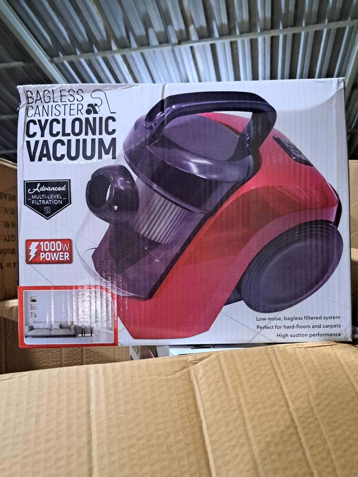 Пылесос cyclonic vacuum 1000w с колбою 2л — изображение 2