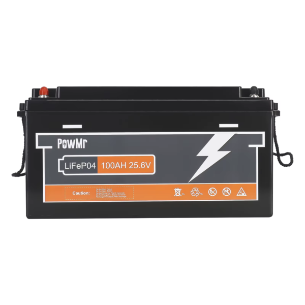PowMr LiFePO4 24V 100Ah литий-железо-фосфатный аккумулятор (2560Wh)